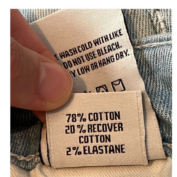 Lovers + Friends jeans Grayson ultra high rise slim boot light blue size 28 - Picture 8 of 8